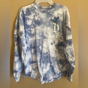 Unisex Disneyland Stitch 626 Experiment Blue Tie-Dye Spirit Jersey Small